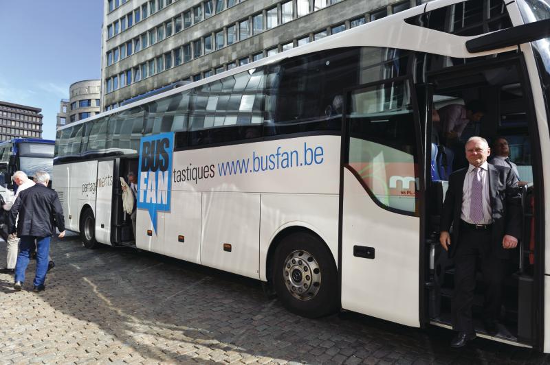 foto bus internationaal vervoer